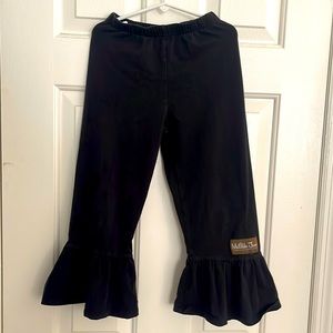 Black, Matilda Jane, size 6 black ruffle hem